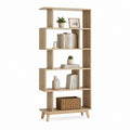 Libreria a giorno rovere chiaro in pannello truciolare 80 x 30 x 180 cm