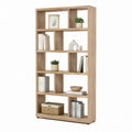 Libreria a giorno rovere chiaro in pannello truciolare rettangolare 180 x 80 x 24 cm