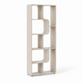 Libreria a giorno beige in MDF 60 x 30 x 180 cm